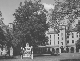 Sign Bearing Name Dallas Theological Seminary. Click for enlarged image.